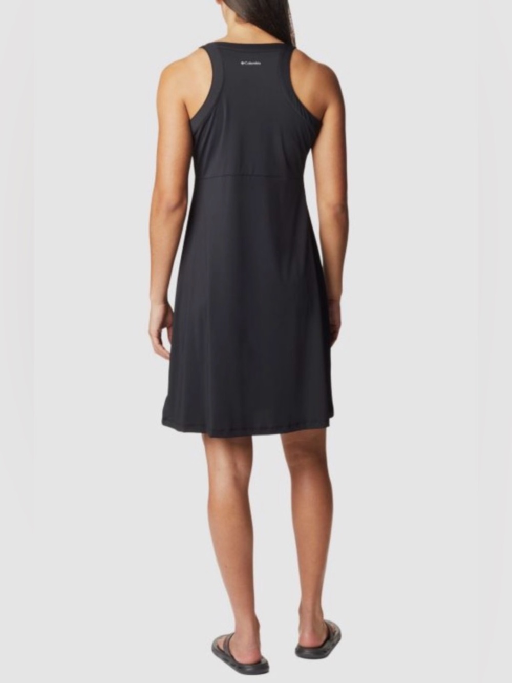 COLUMBIA Black Sleeveless Omni- Freeze UPF50 PFG Double Springs Dress